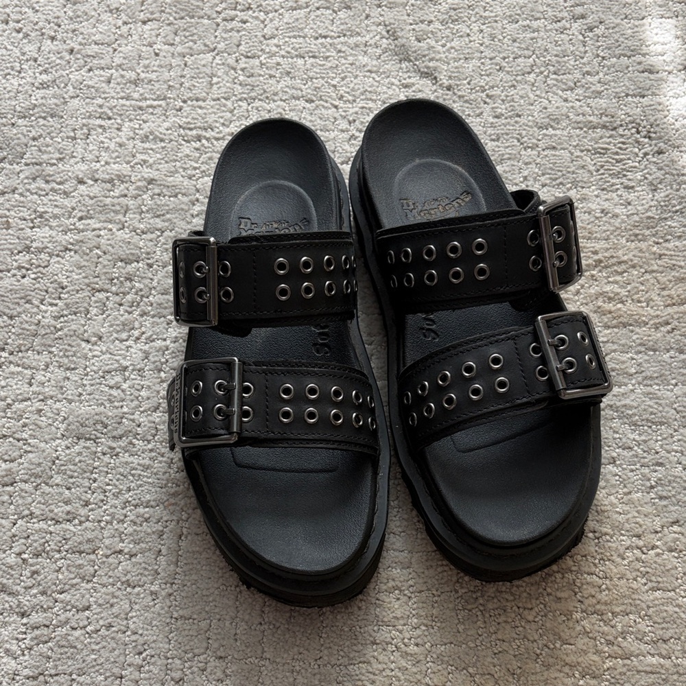 Dr. marten platform sandals